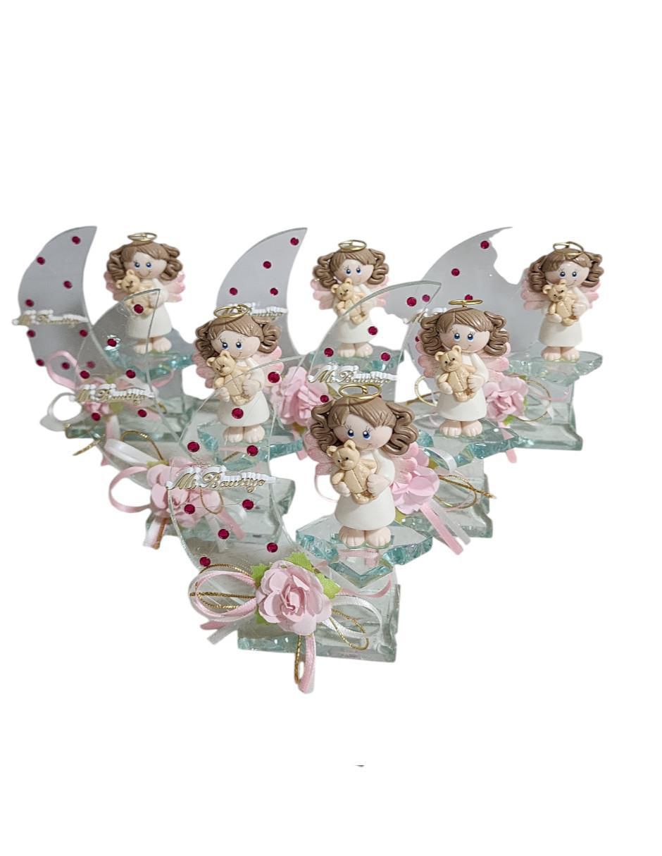 Set luna cristal de recuerdo para bautizo Set luna cristal de recuerdo para bautizo