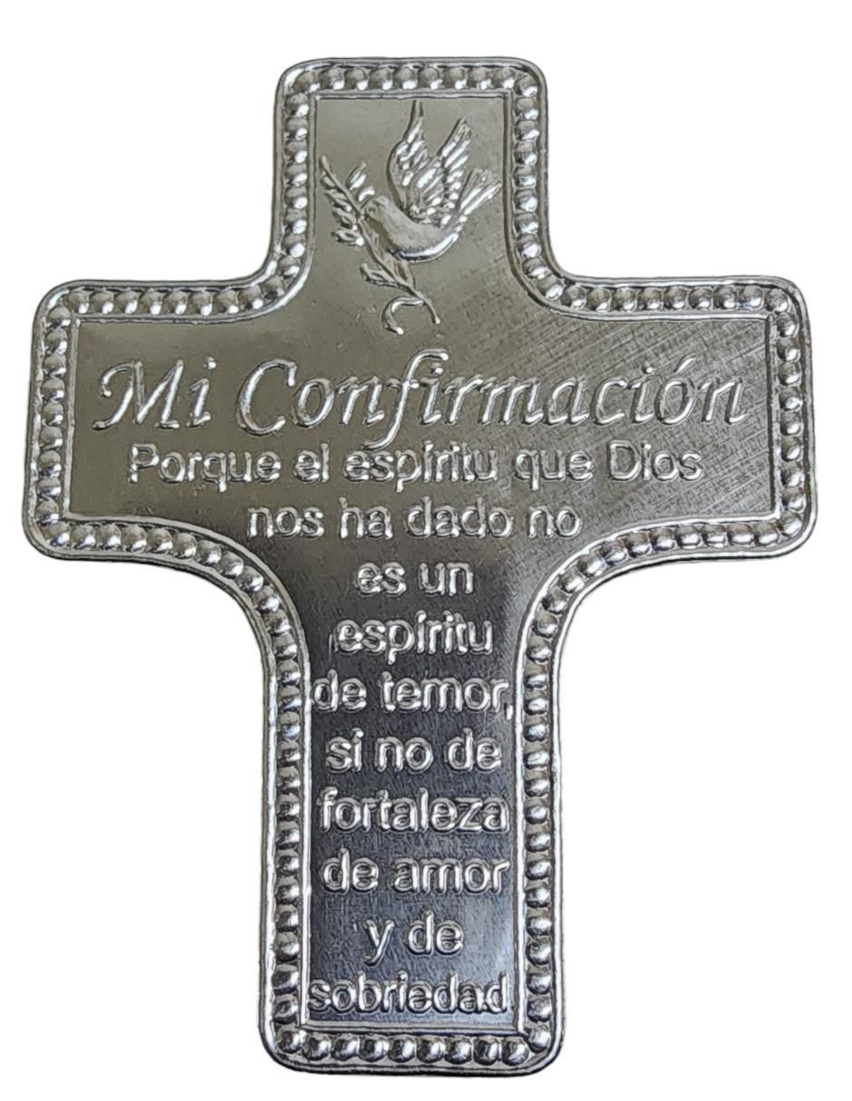 Cruz cristal de recuerdo para confirmación 8