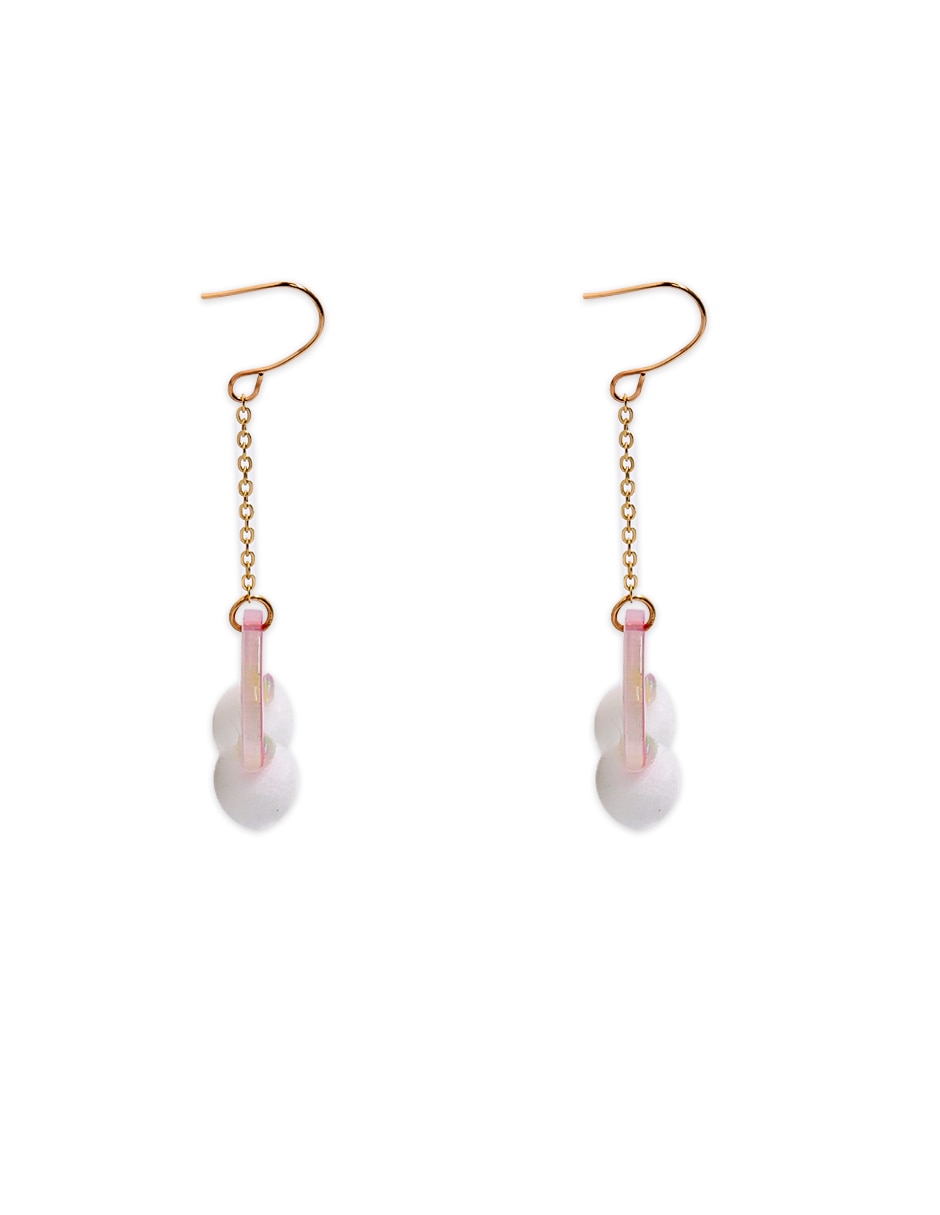 Aretes de arcoíris con acabado brillante 3