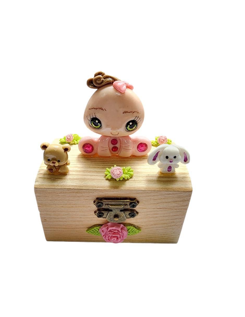 Set caja de recuerdo para bautizo 4