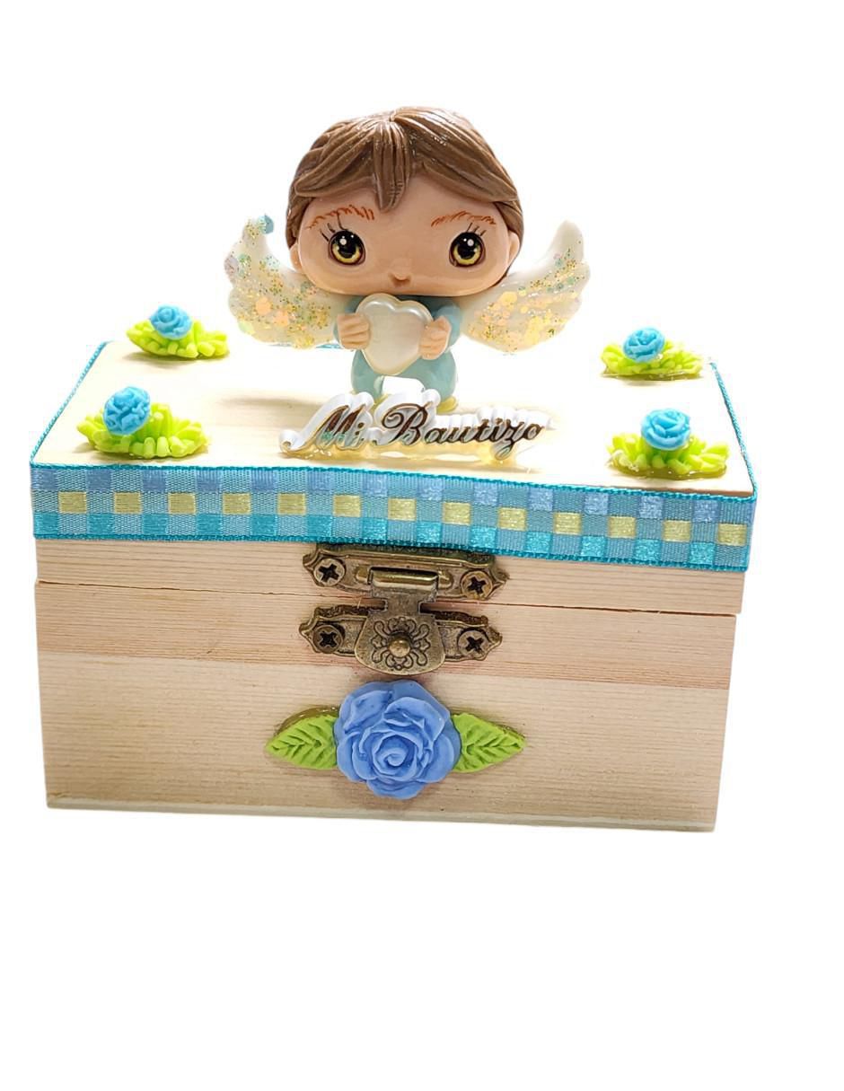 Set caja de recuerdo para bautizo 5