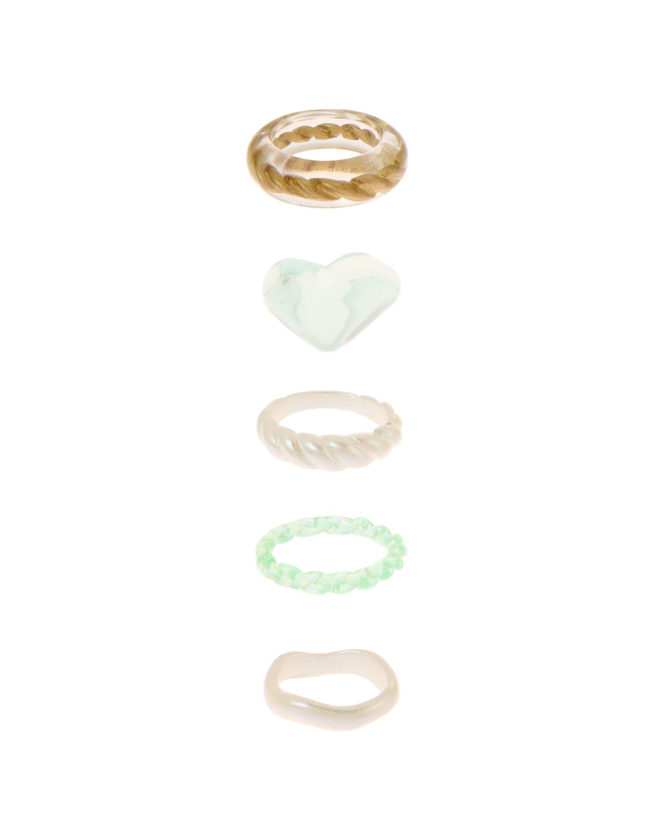 Set anillo brillante