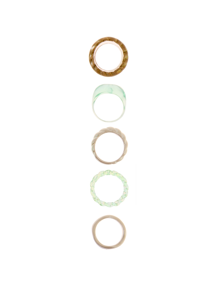 Set anillo brillante 3