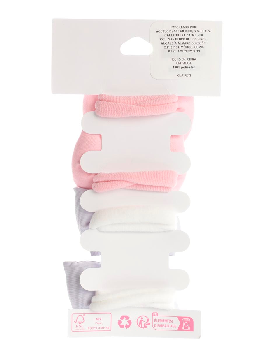 Set ligas para cabello Claire's 3