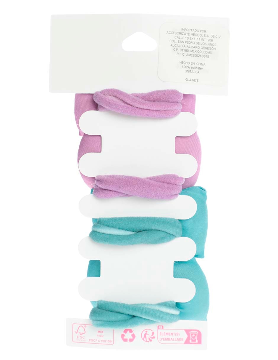 Set ligas para cabello Claire's 3