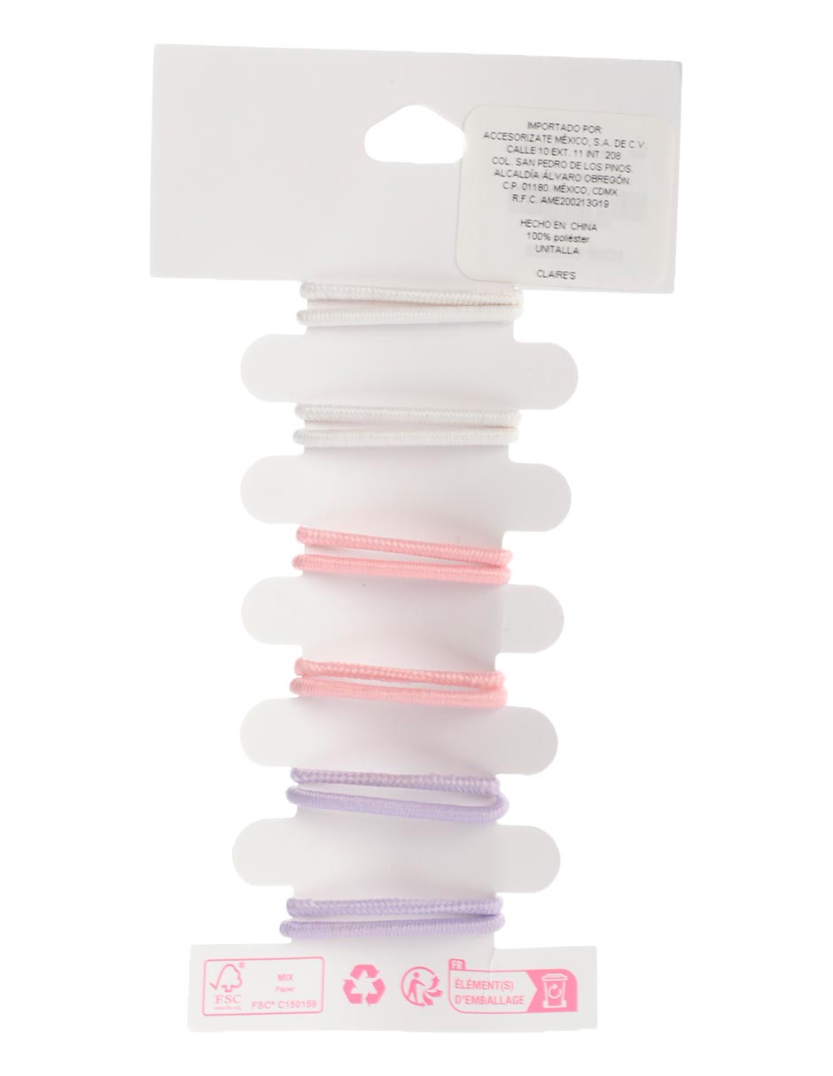 Set ligas para cabello Claire's 3