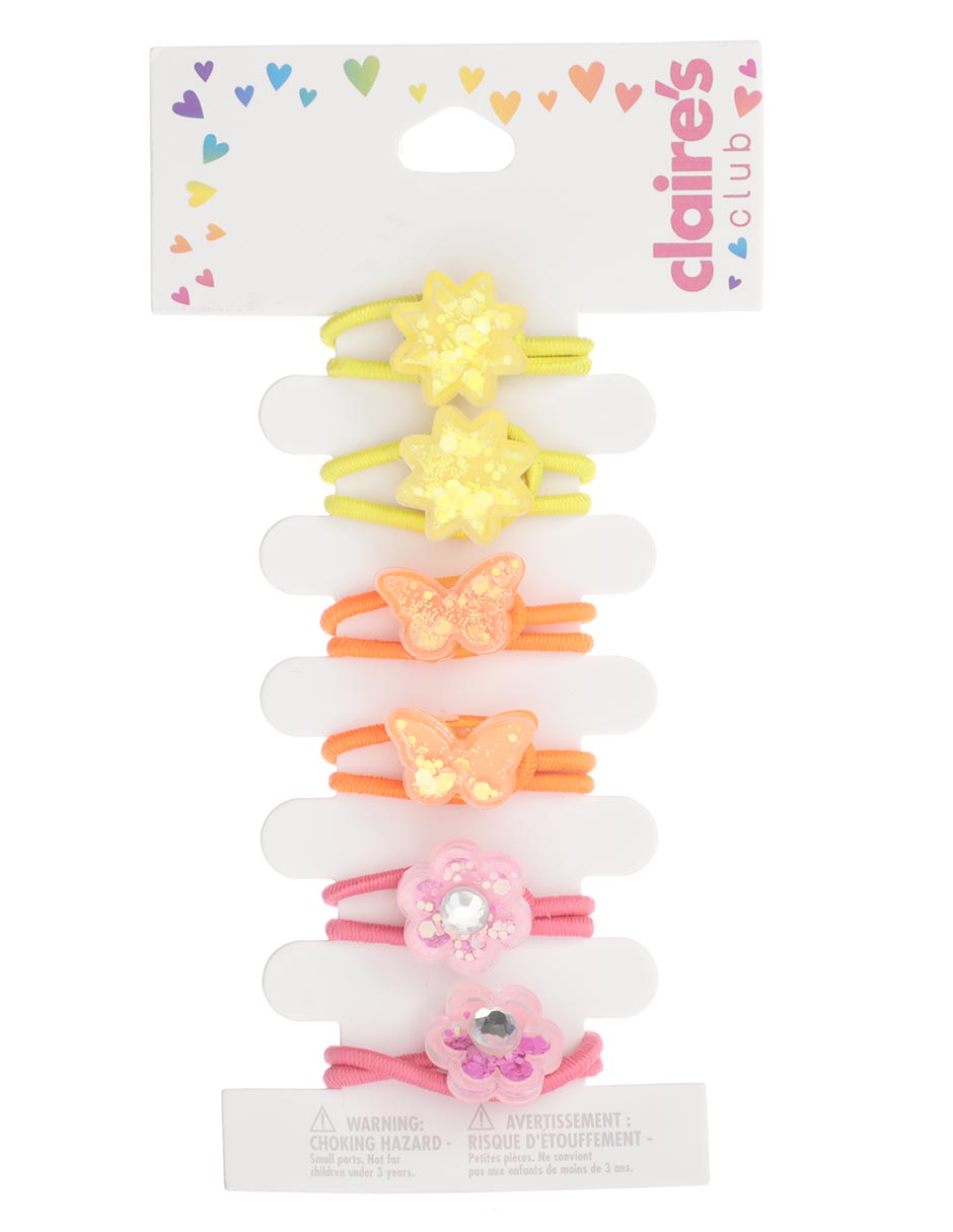 Set ligas para cabello Claire's