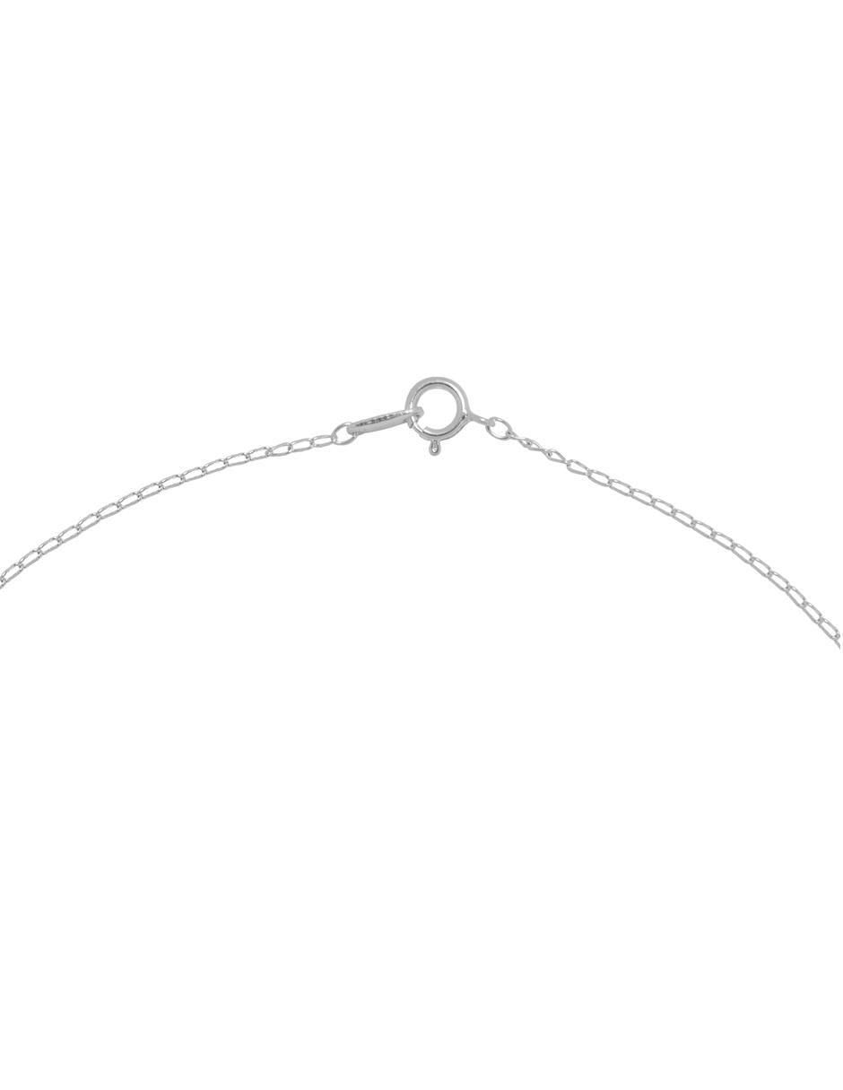 Medalla y cadena Jesús de Nazaret ovalada de plata P 925 3