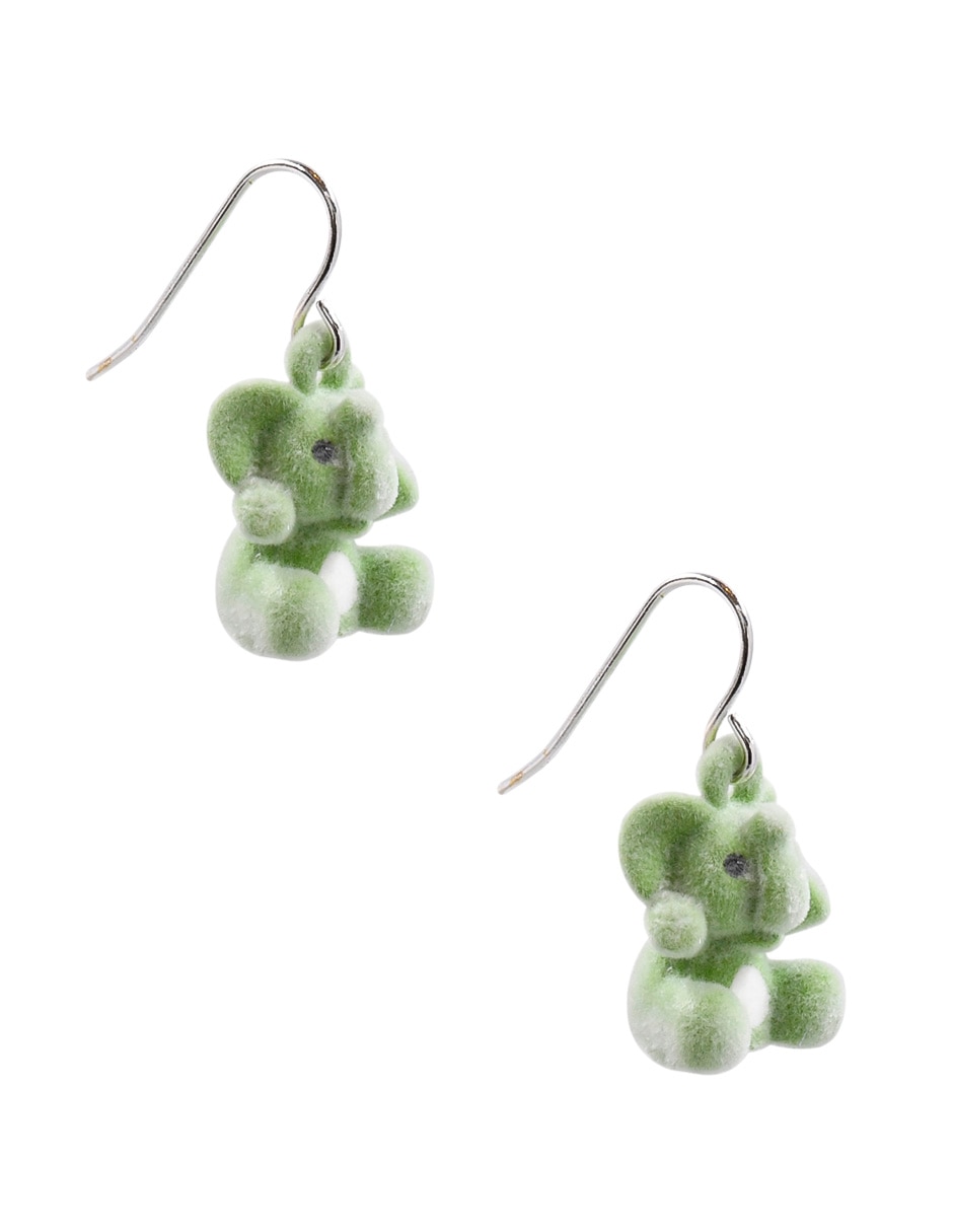 Aretes de elefante con acabado mate 2