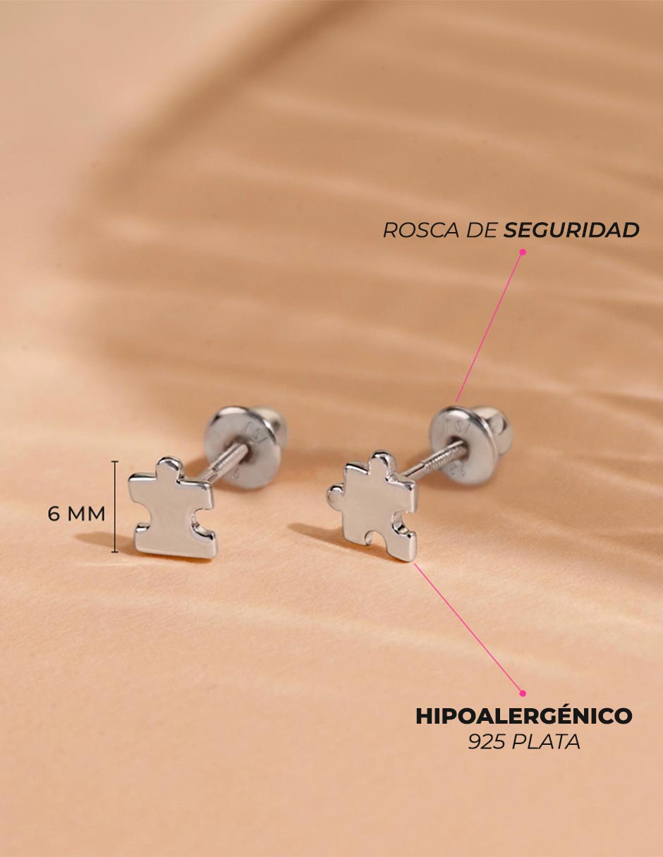 Broqueles de plata P 925 con acabado brillante 4