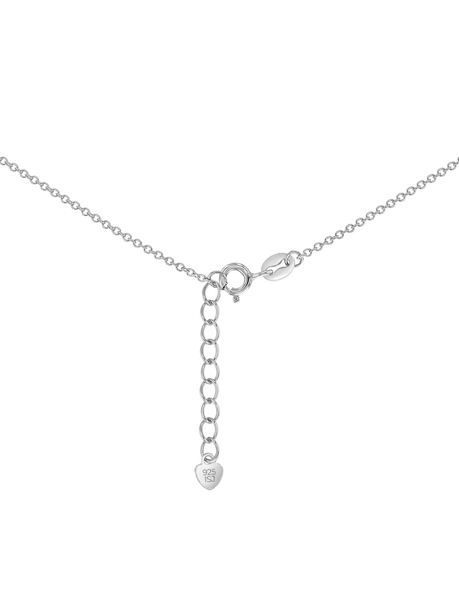 Medalla y cadena de corazón de plata P 925 5