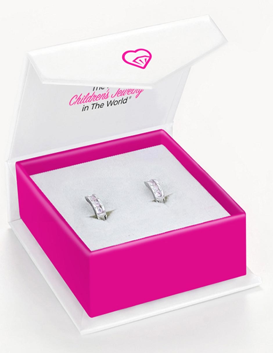Aretes redondos de plata P 925 con acabado brillante 4