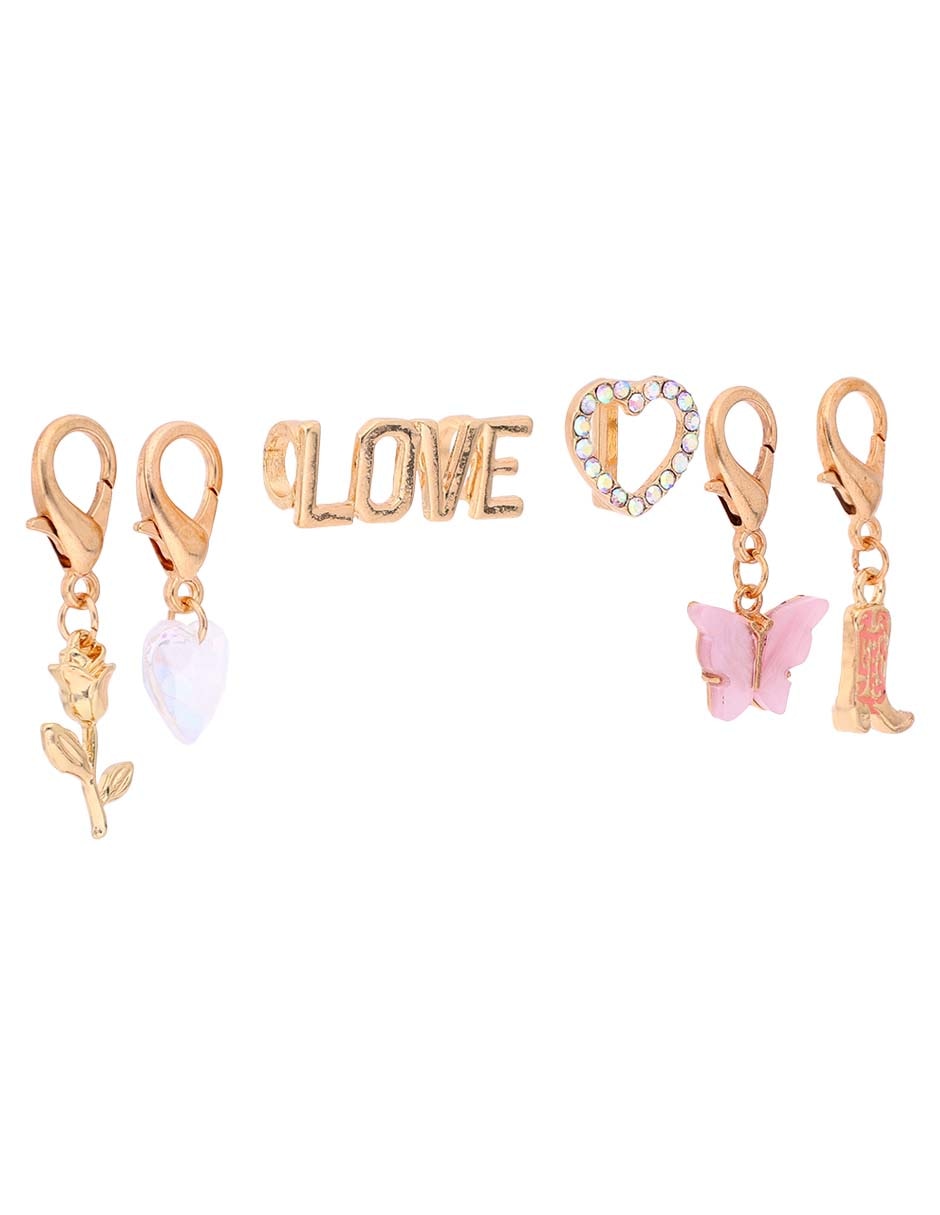 Aretes y pulsera forma de figura 4