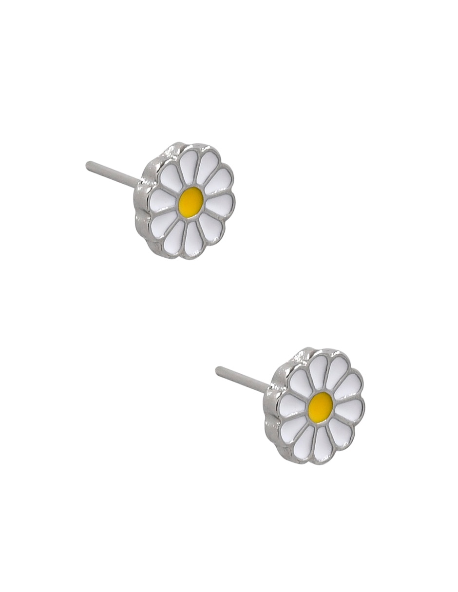 Set de aretes con acabado brillante 2