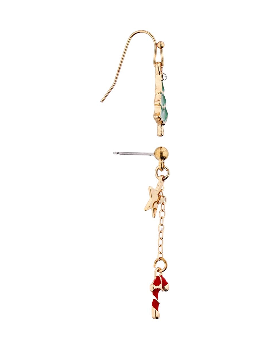 Set de aretes con acabado brillante 4