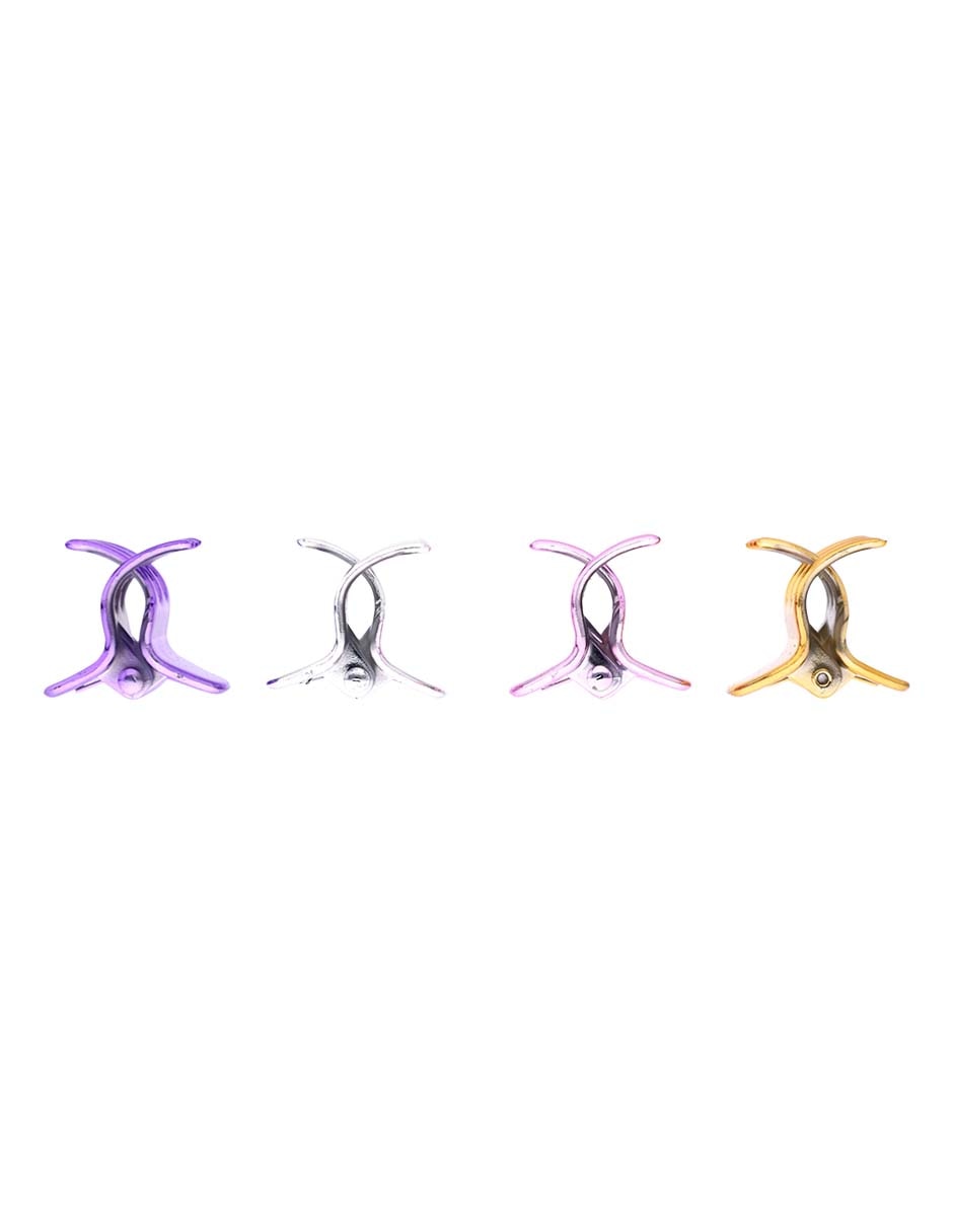 Set de pinzas para el cabello de plástico 3