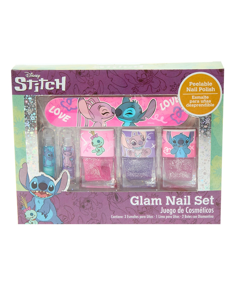 Set decoración uñas Stitch
