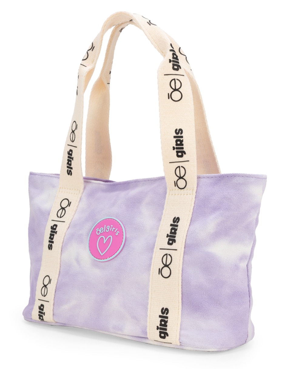 BOLSO CLOE LAXELI ALGODÓN TIE DY, LILA