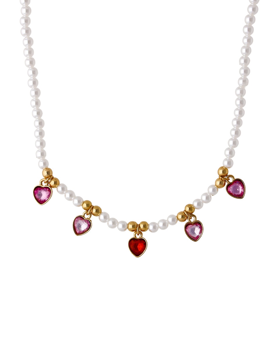 Collar y pulsera de corazón 2