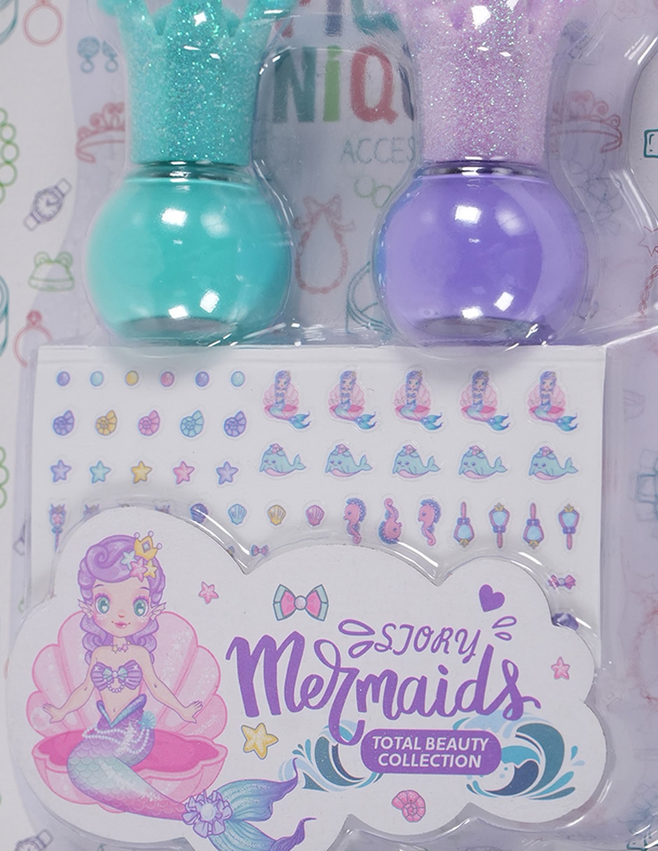 Set de manicure manual Story Mermaids con 3 piezas 3