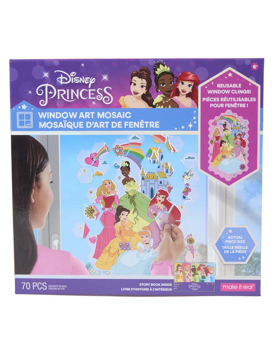 Mosaico de arte de ventana de princesas 3