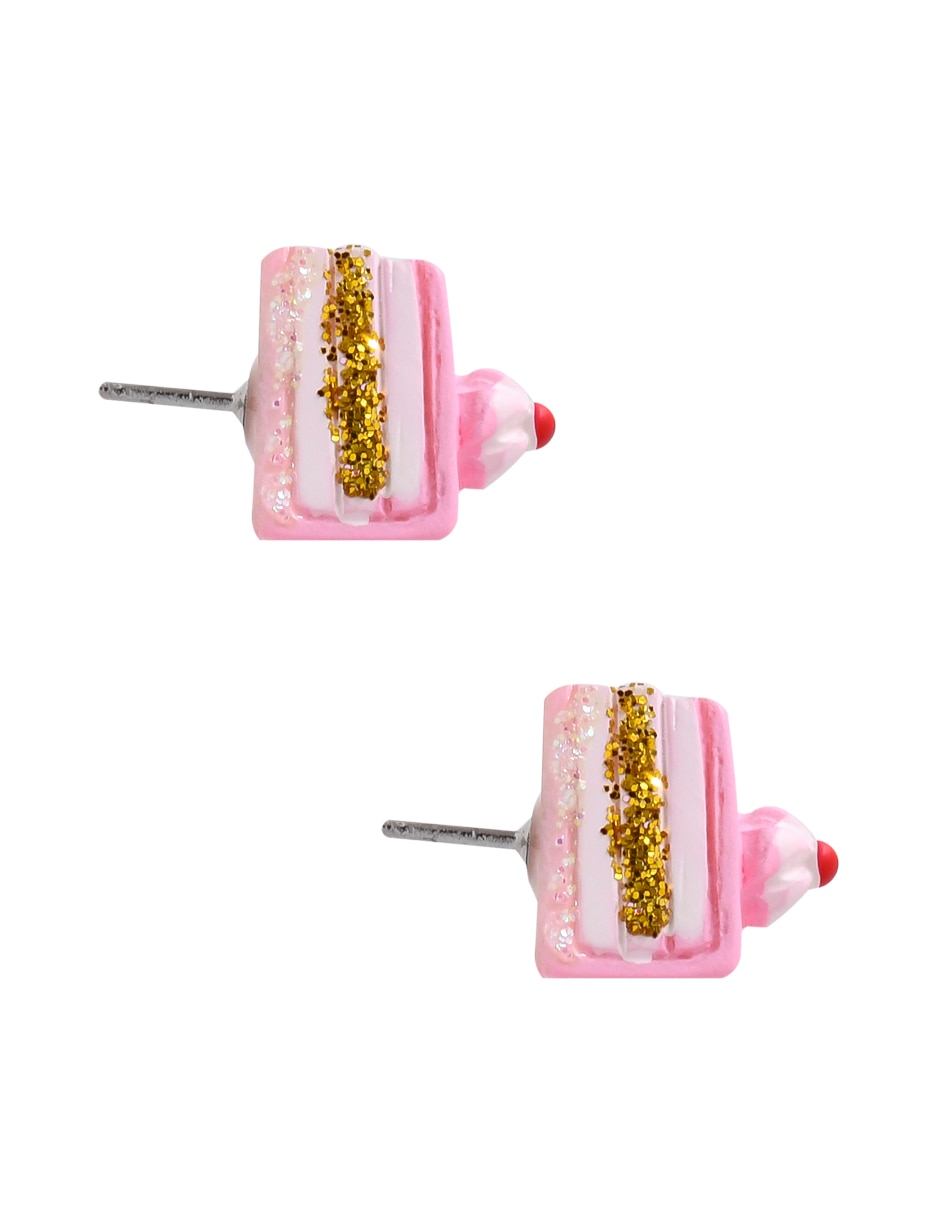 Aretes cortos con acabado mate 3