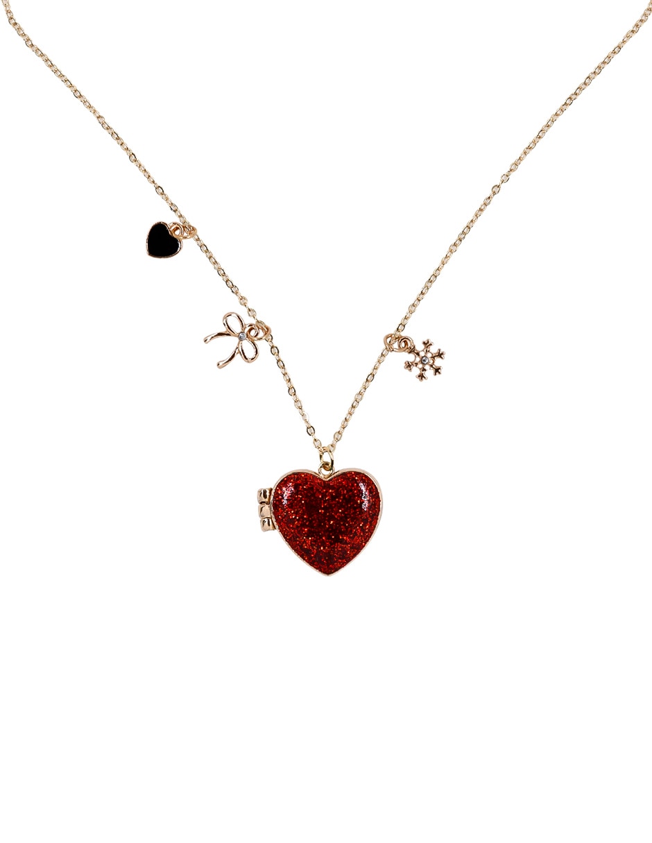 Collar con dije de corazón