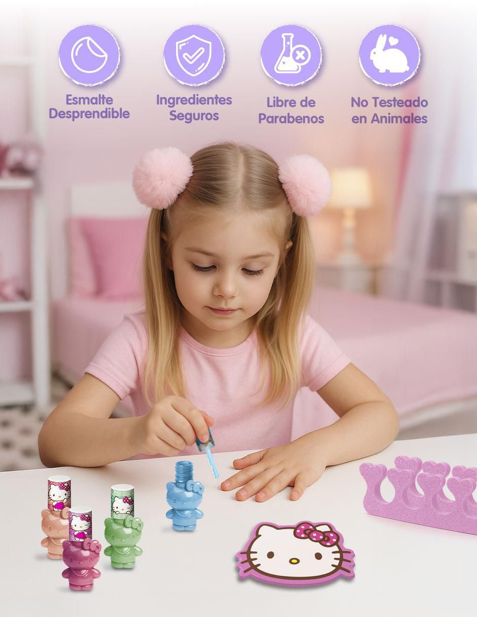 Set decoración uñas Hello Kitty 5
