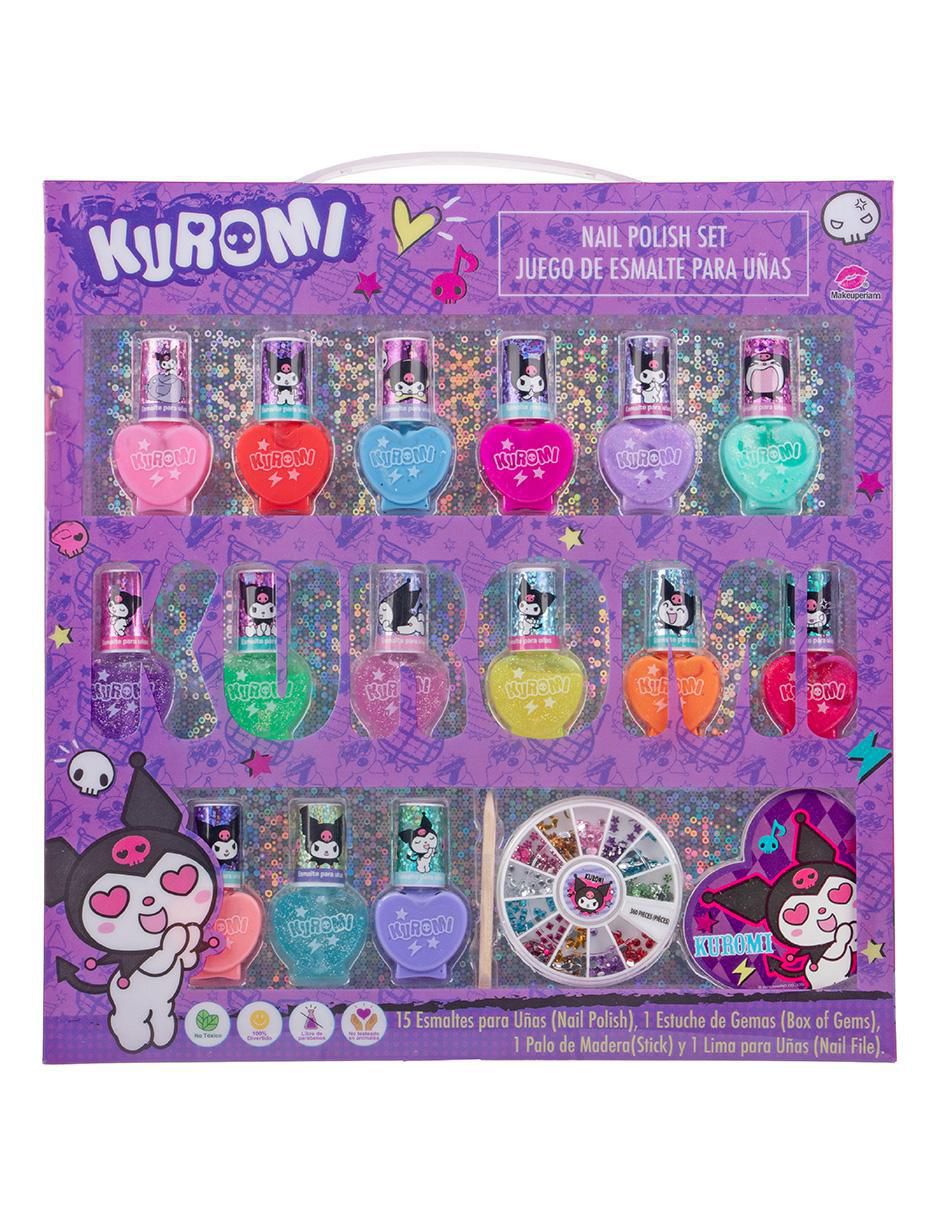 Set decoración uñas Kuromi Set decoración uñas Kuromi