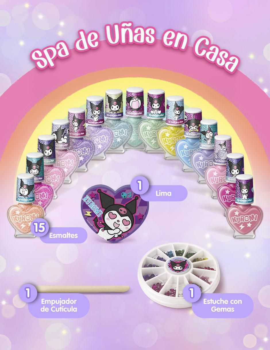 Set decoración uñas Kuromi 5