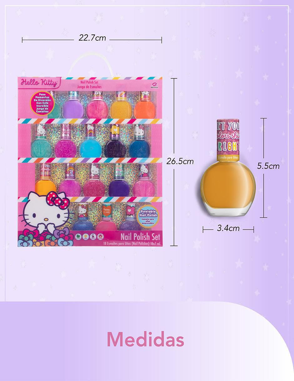 Set esmalte Hello Kitty 5