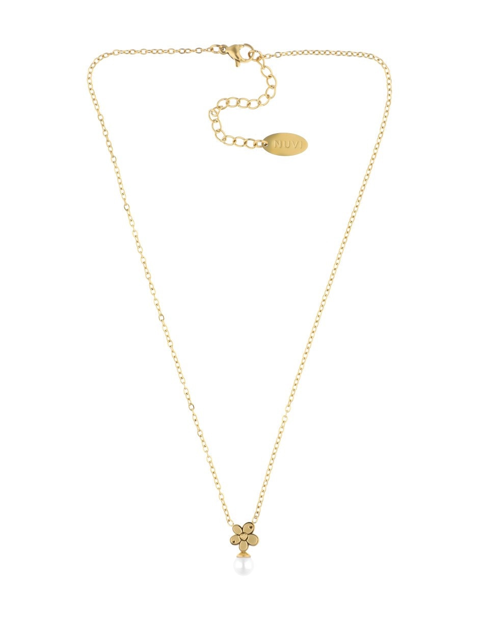 Collar con dije de flor 4