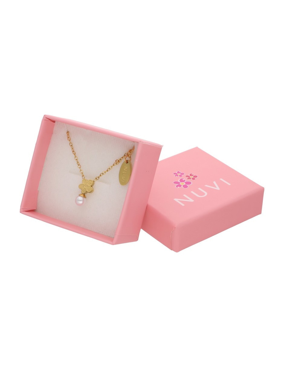 Collar con dije de flor 5
