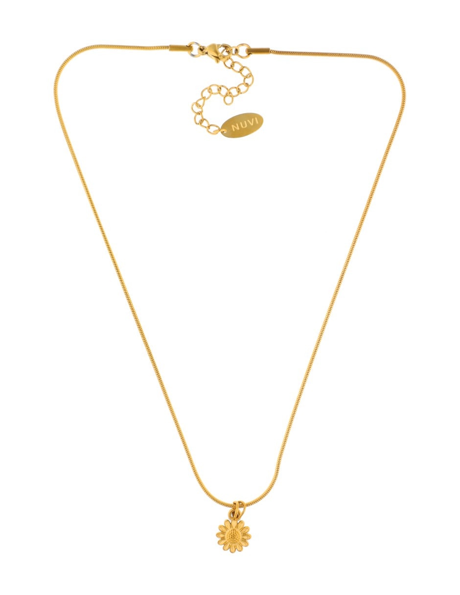 Collar con dije de flor 2