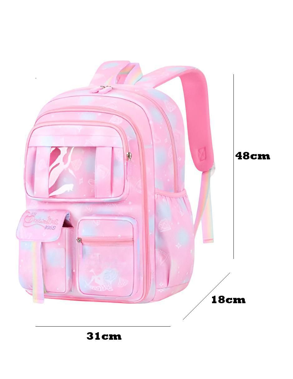 Mochila escolar impermeable para niña 5