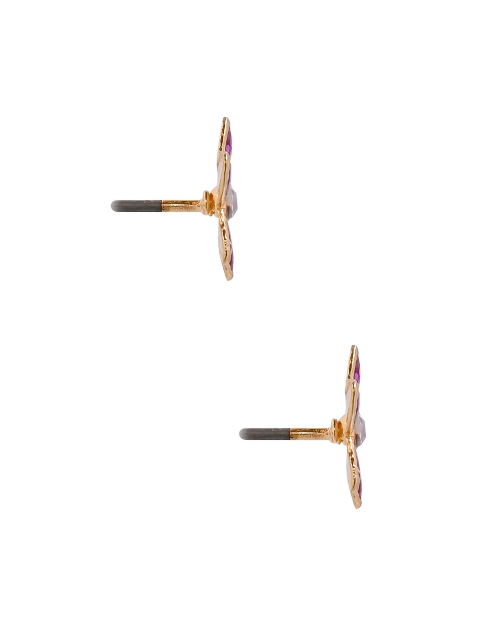 Set de aretes con acabado brillante 3