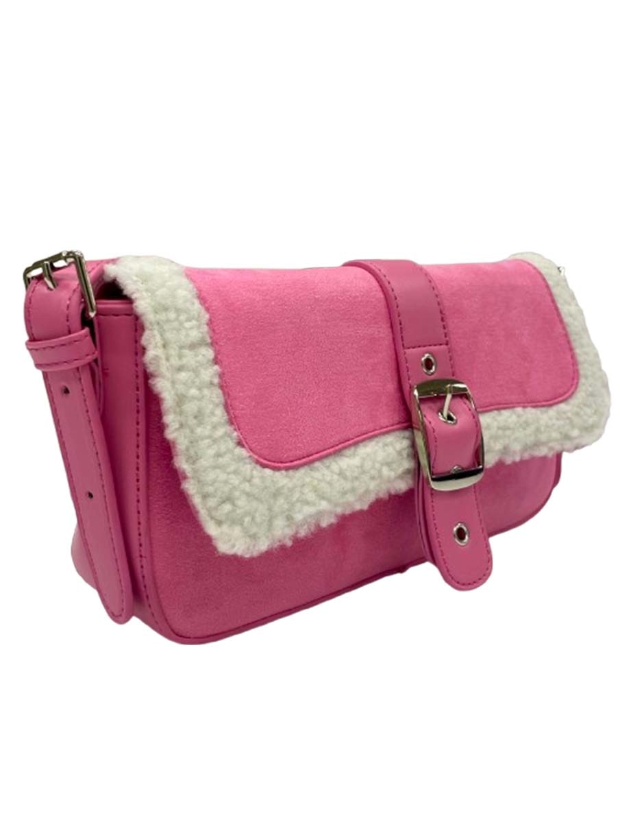 Bolsa shoulder de ante para niña 6