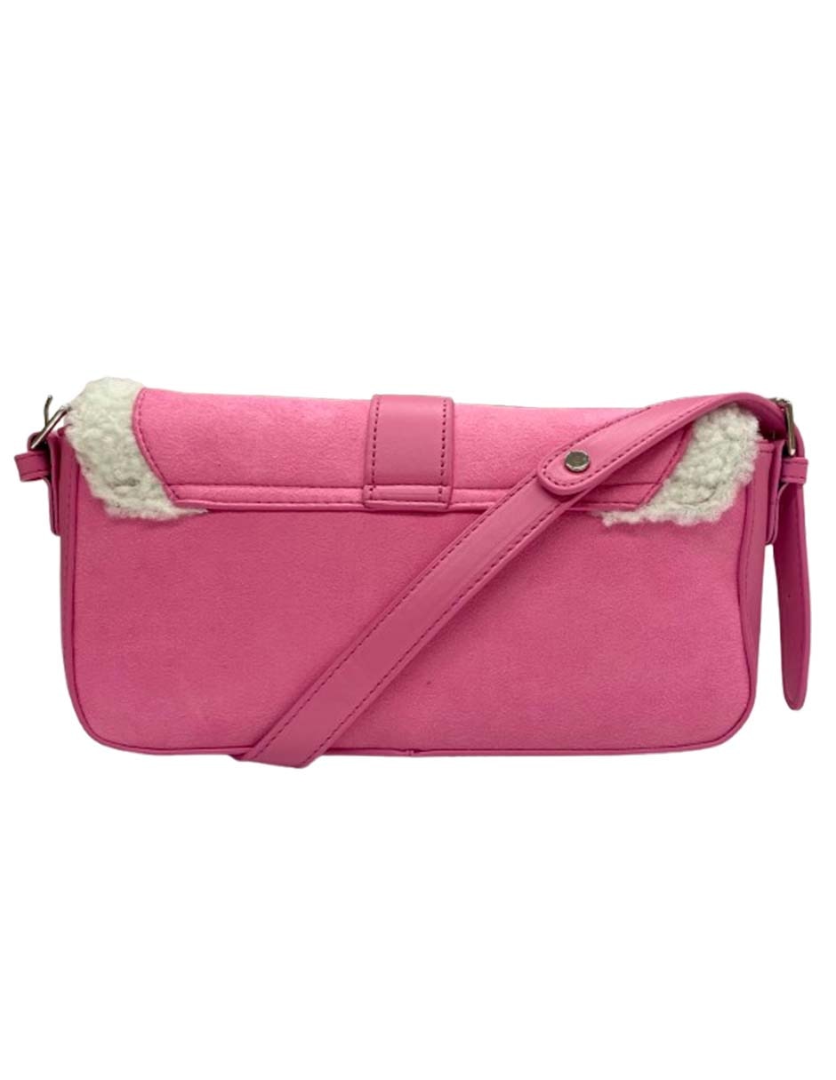 Bolsa shoulder de ante para niña 7
