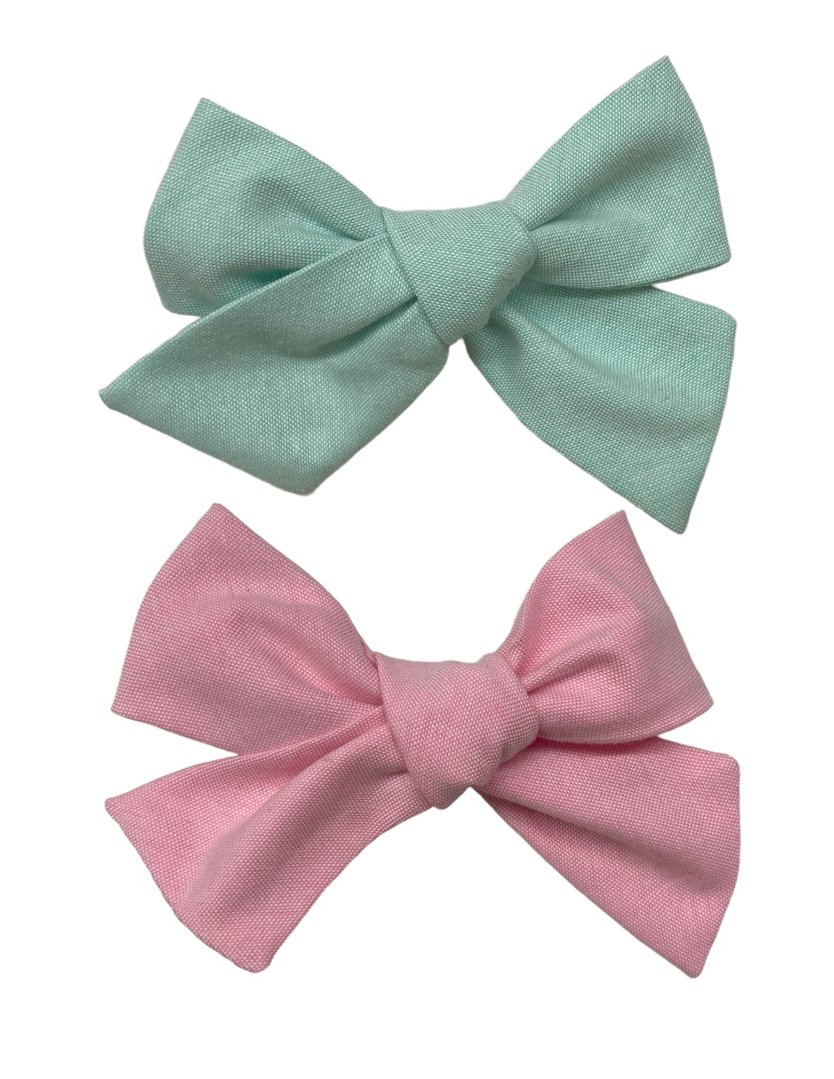 Set de 2 piezas moños para cabello con aplicación broche