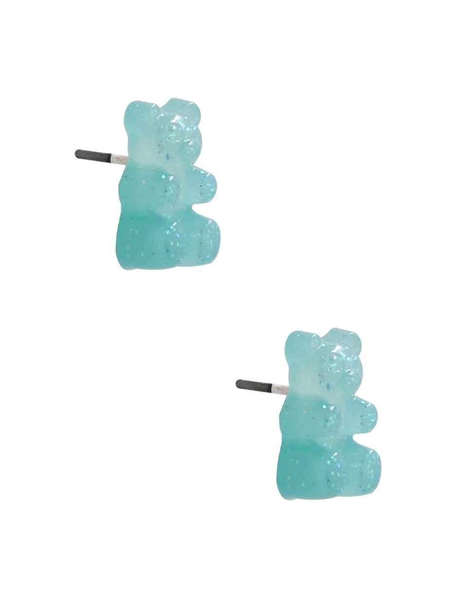Aretes de oso con acabado brillante 4