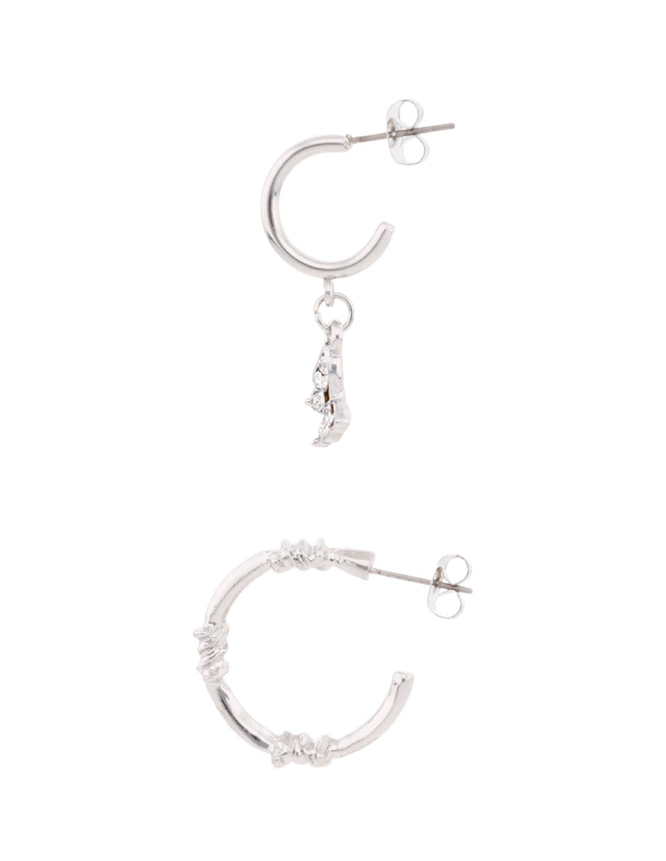 Set de aretes con acabado brillante 6