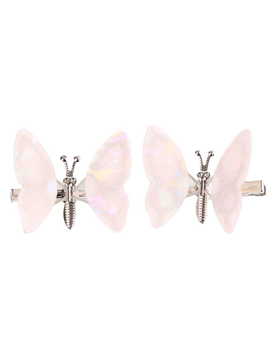 Set broche para cabello con acabado brillante