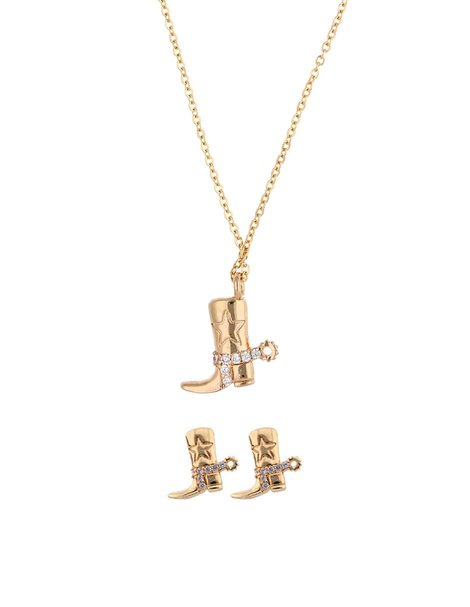 Set de collar y aretes