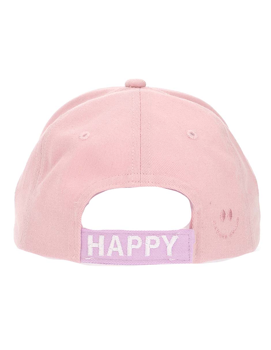 Gorra visera semicurva velcro para niña 2