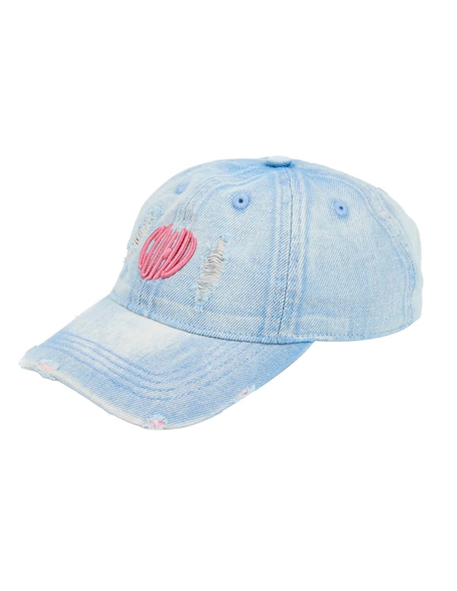 Gorra visera curva hebilla para niña 3