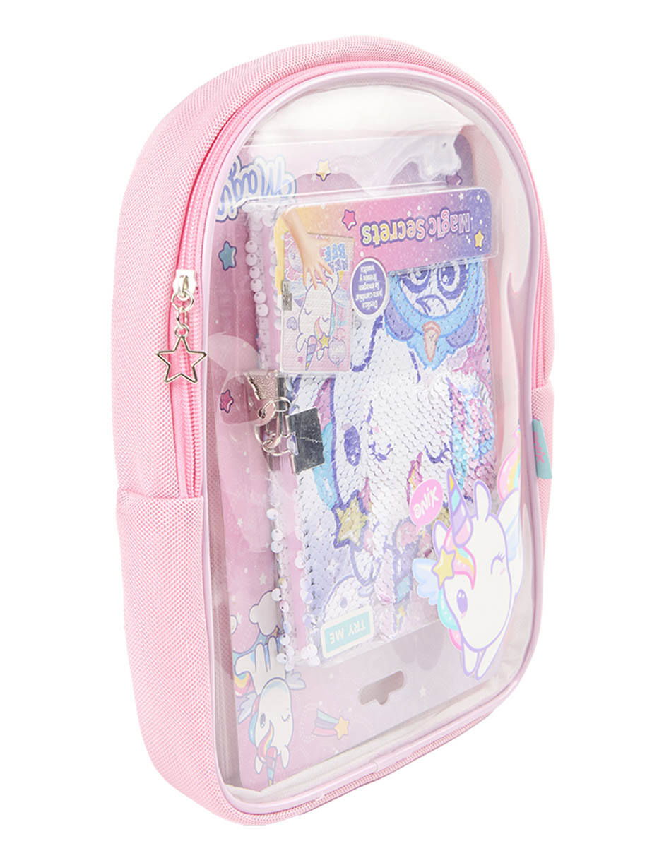 Mochila infantil unicornio para niña 5