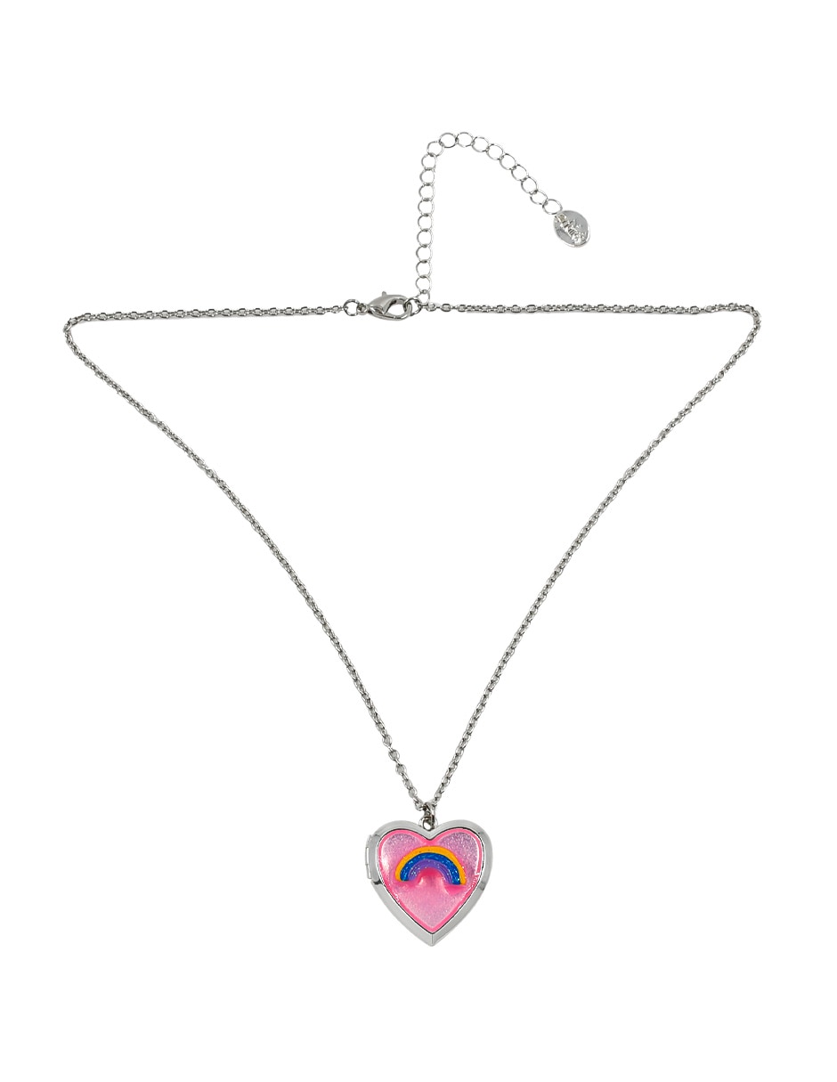 Collar con dije de corazón 2