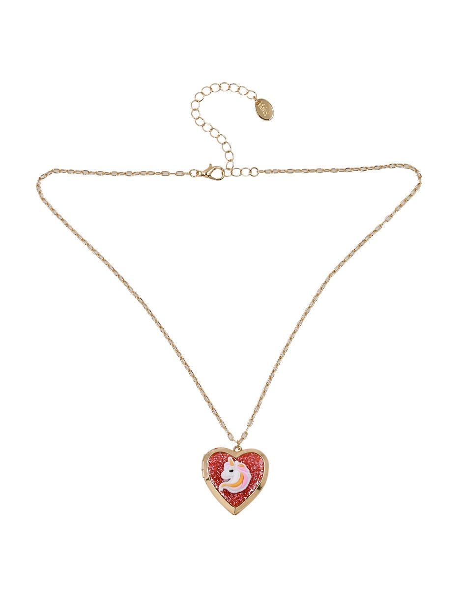 Collar con dije de corazón 2