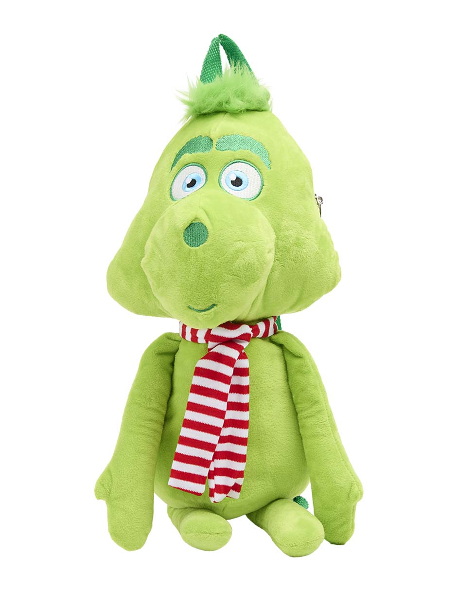 Mochila de peluche infantil Grinch para niña Mochila de peluche infantil Grinch para niña