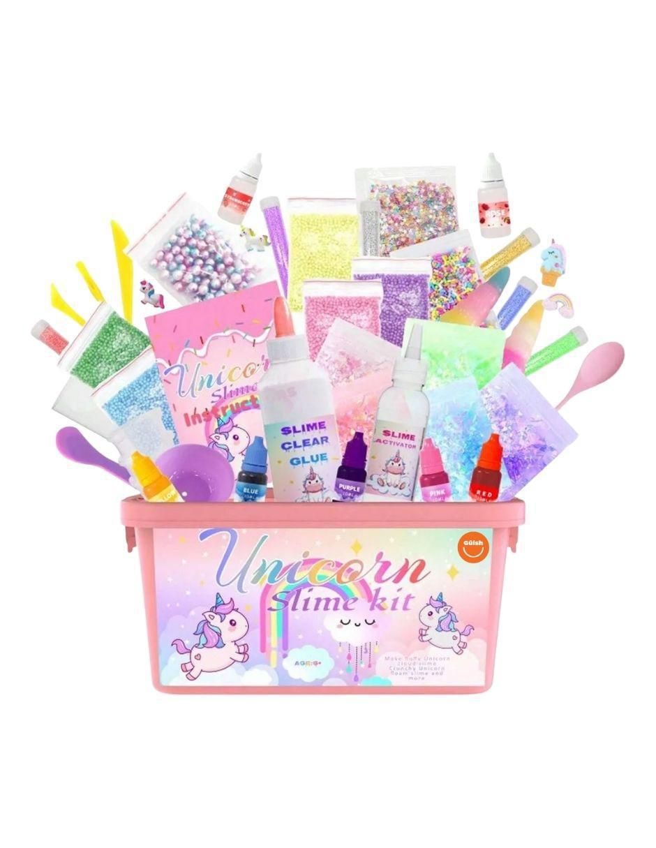 Caja de Almacenaje Rosa Diy Slime Kit